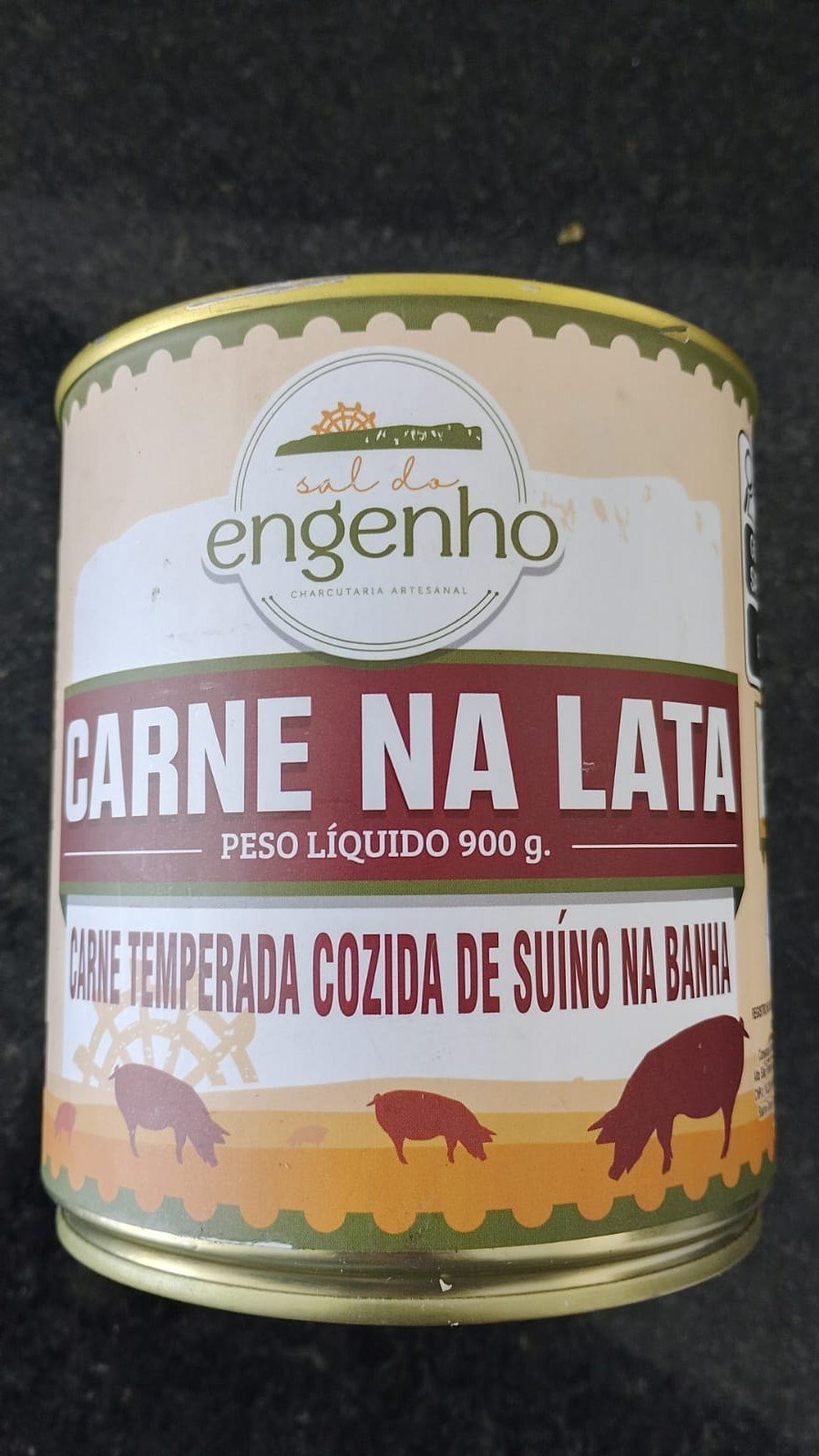 Carne na lata artesanal