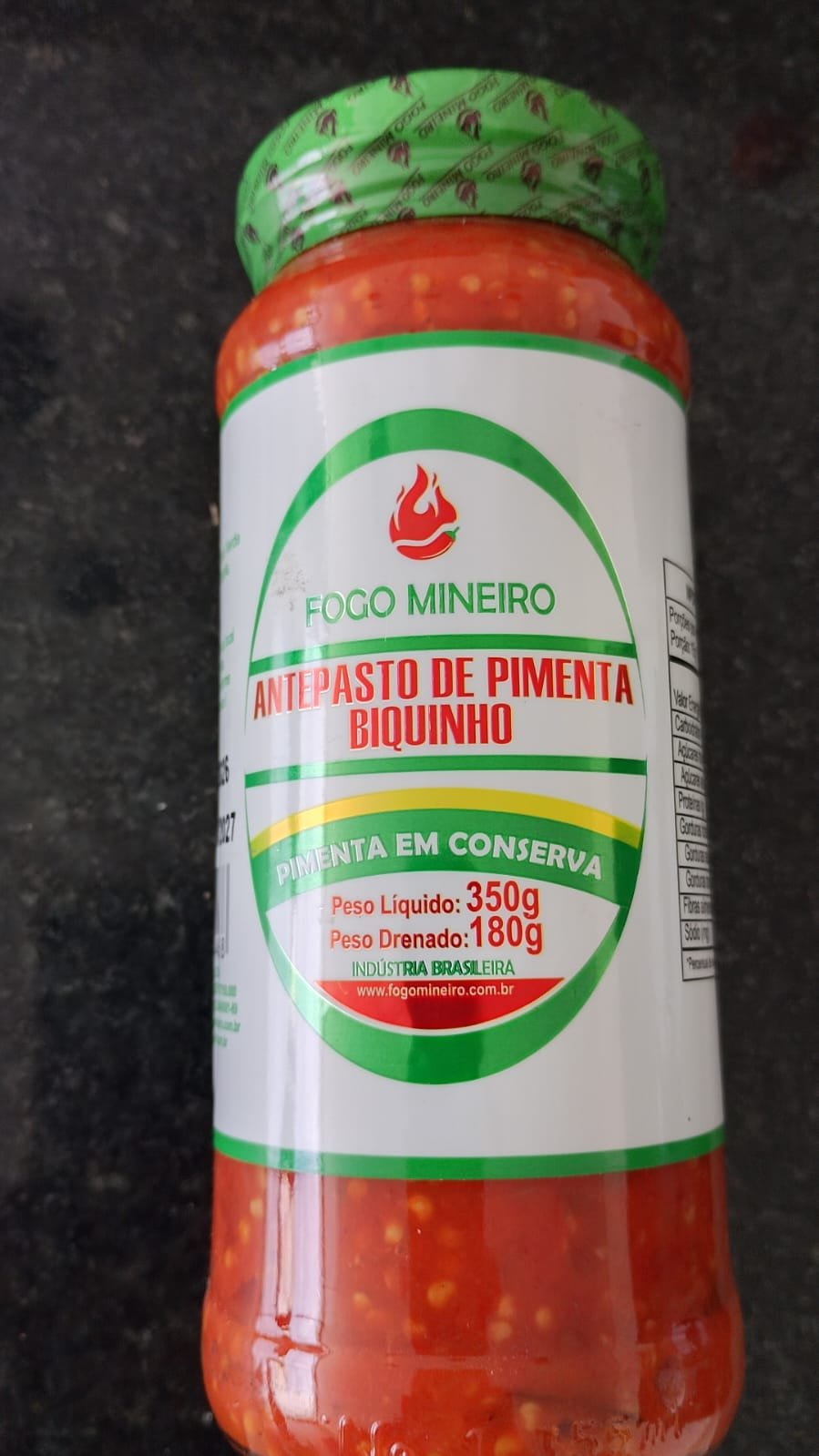 Patê de pimenta biquinho